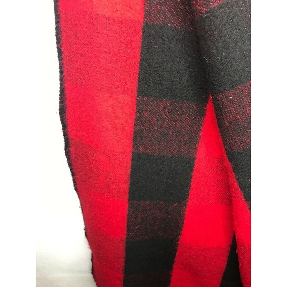 san marcos blanket Lap Throw Stadium Mexico 45 X 72 Acrylic Buffalo Plaid Check - Picture 6 of 6